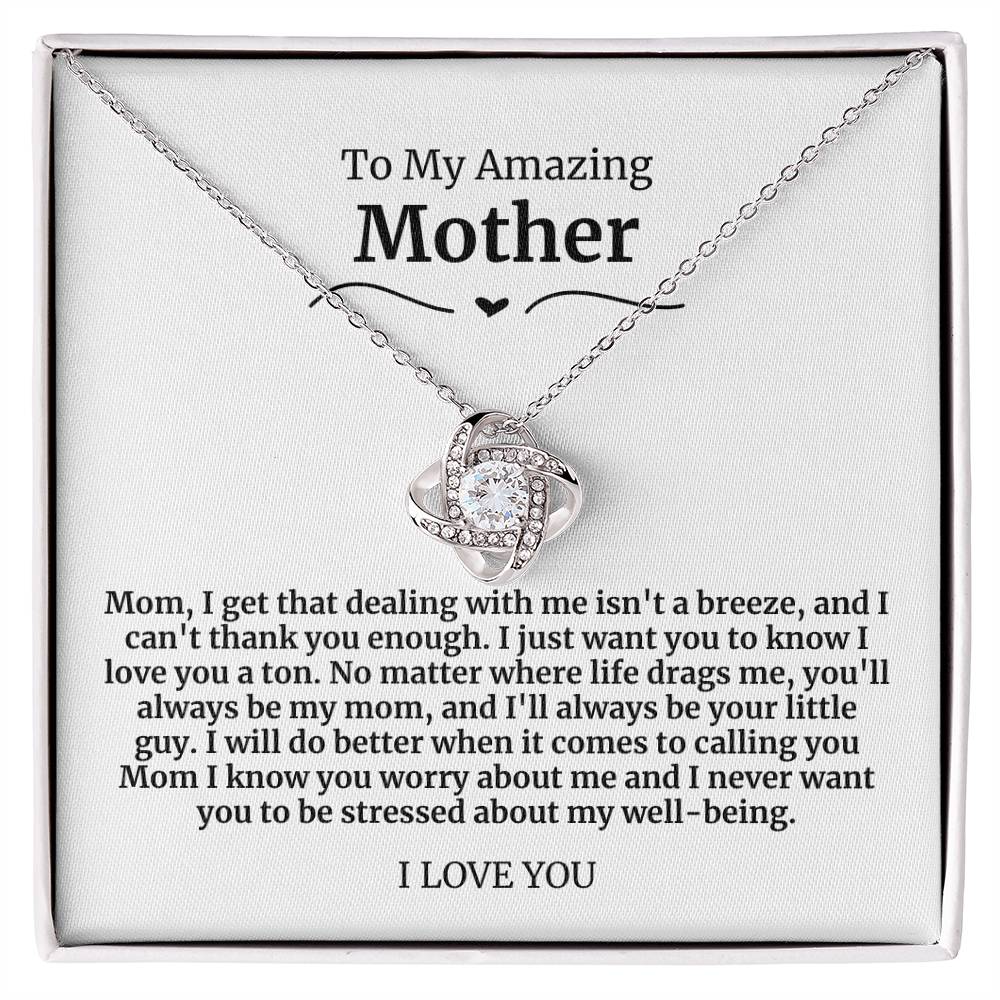 22 To My Amazing Mother Necklace