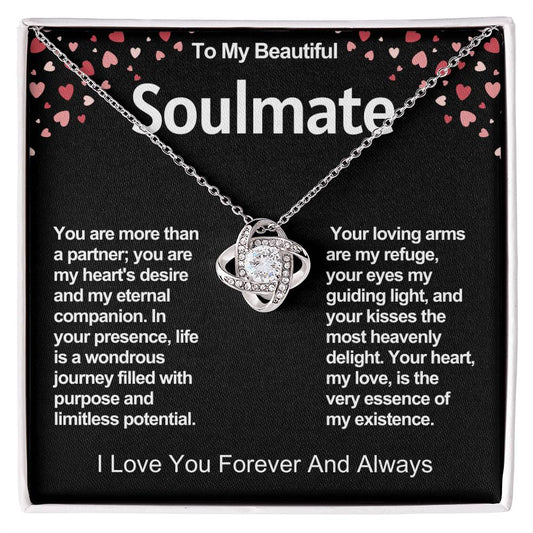 Soulmate Love Knot Valentine Necklace