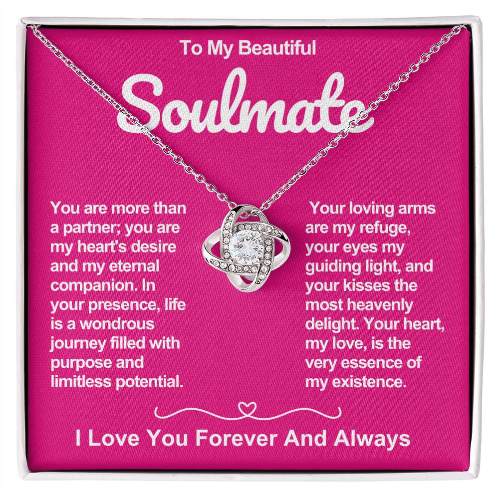 Soulmate Love Knot Valentine Necklace