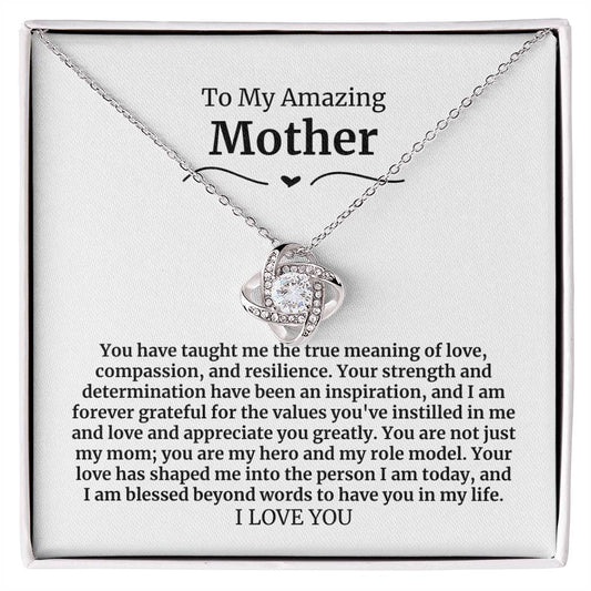 8 To My Amazing Mother Necklace