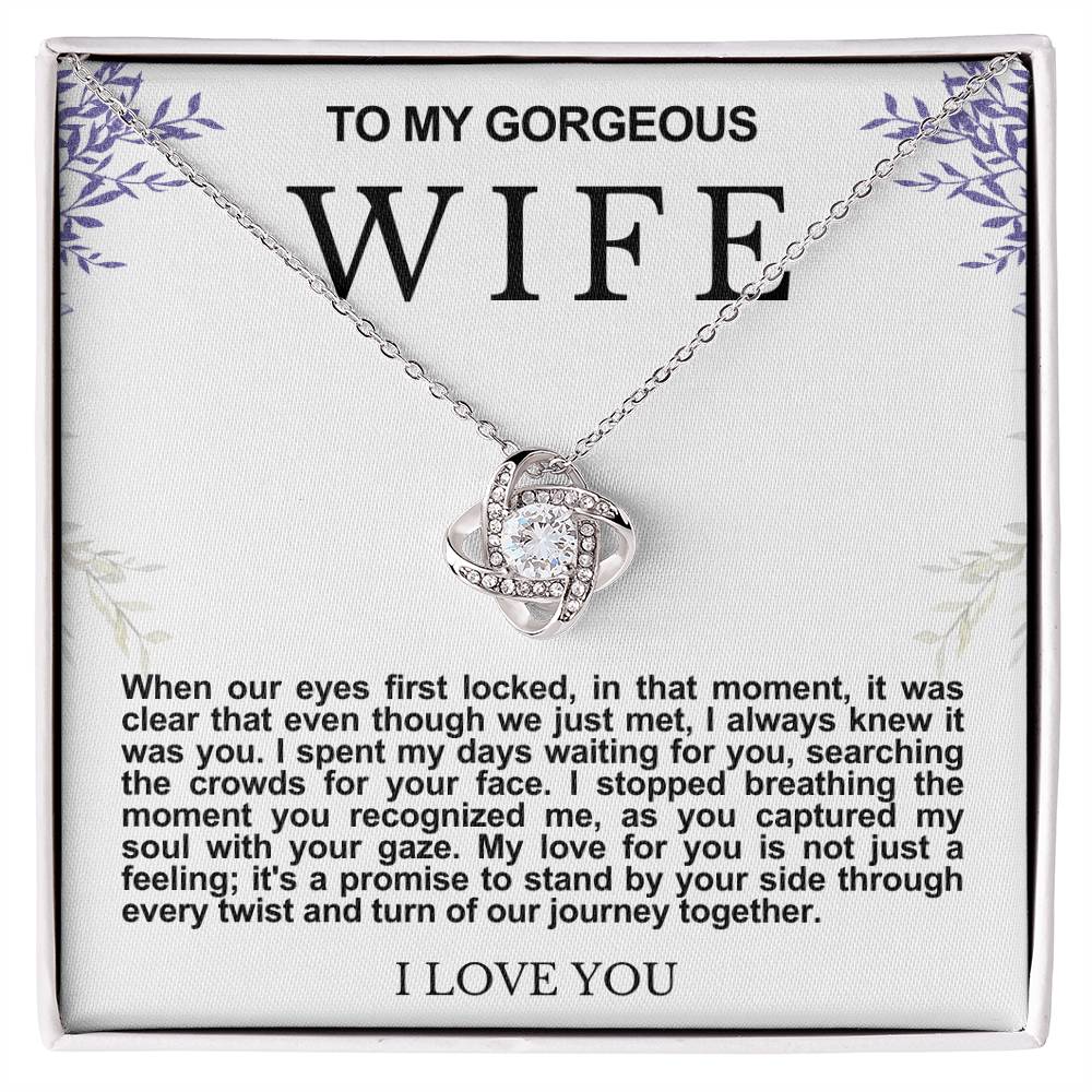 Wife Love Knot Necklace