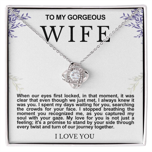 Wife Love Knot Necklace