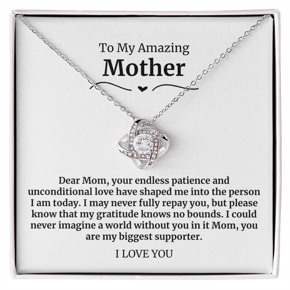 33 To My Amazing Mother Necklace