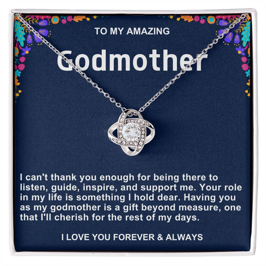 Godmother Love Knot Necklace