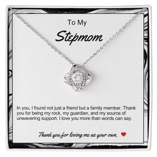 Stepmom Love Knot Necklace