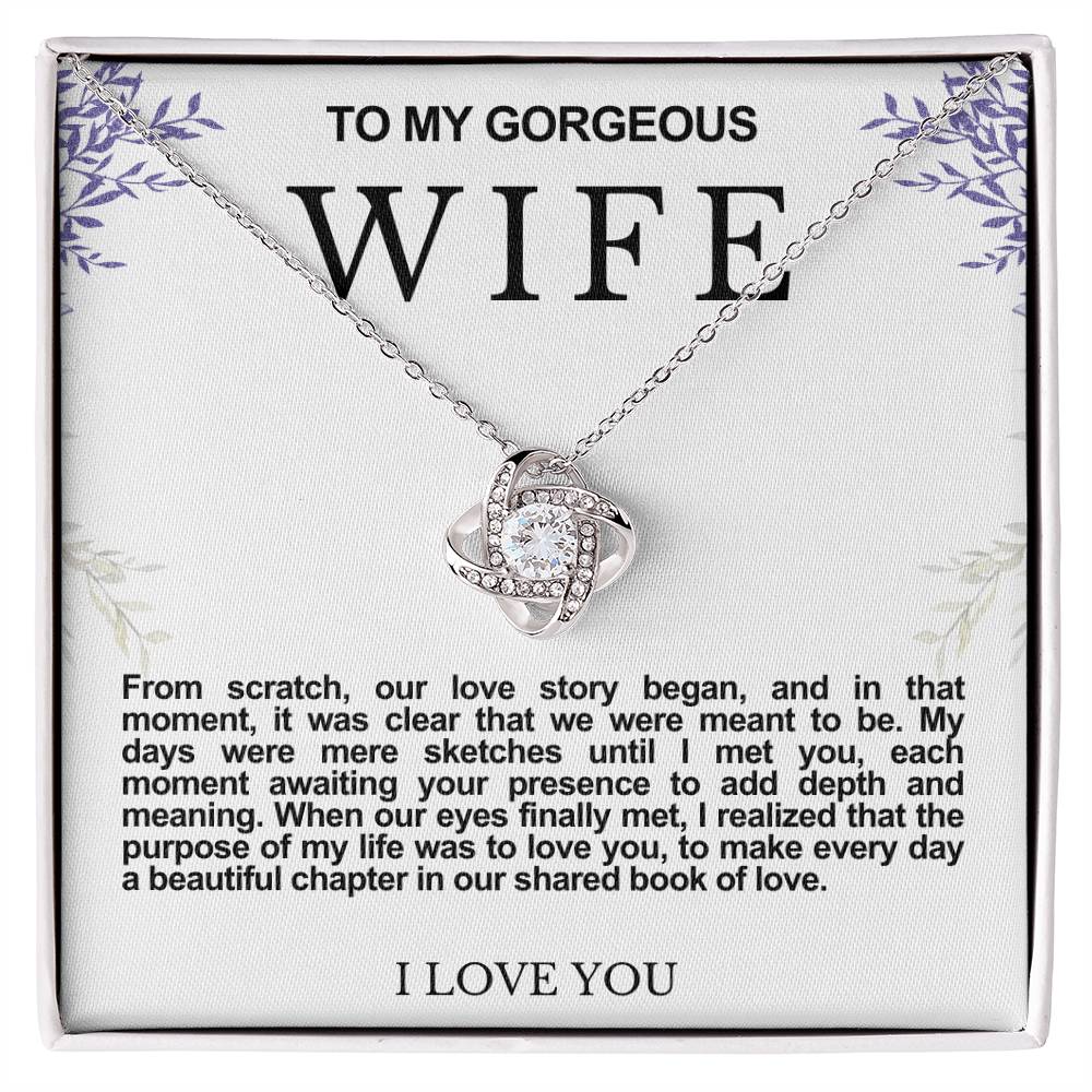 Wife Love Knot Necklace