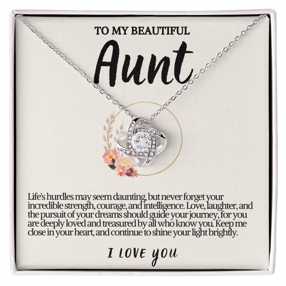 Aunt Love knot Necklace