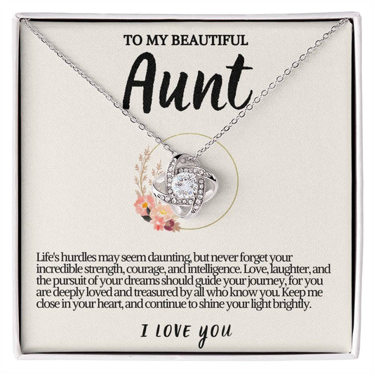 Aunt Love knot Necklace