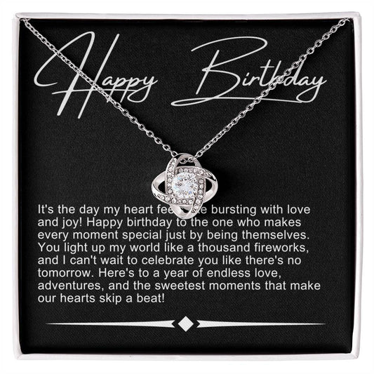 Happy Birthday Necklace