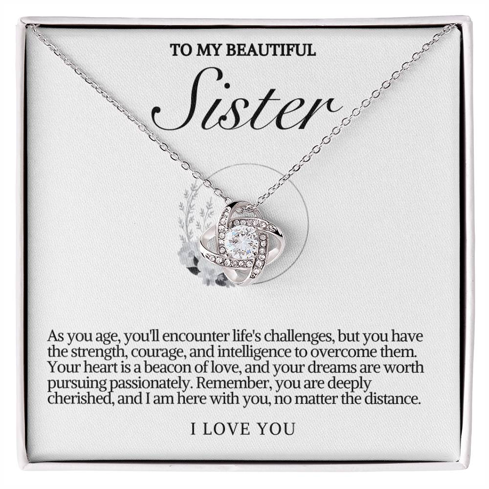 Sister Love Knot Necklace