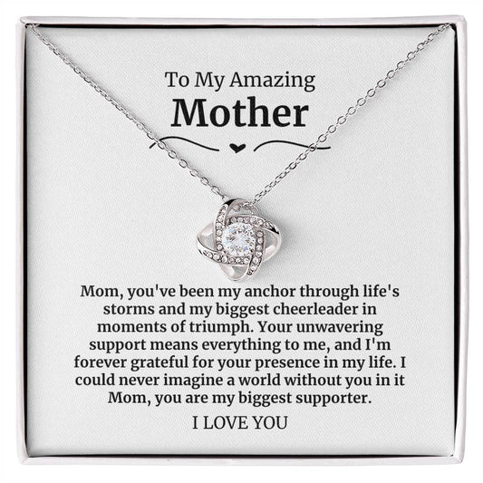 34 To My Amazing Mother Necklace