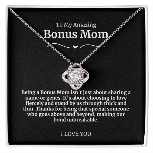 To My Amazing Bonus Mom Necklace