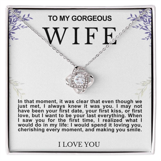 Wife Love Knot Necklace