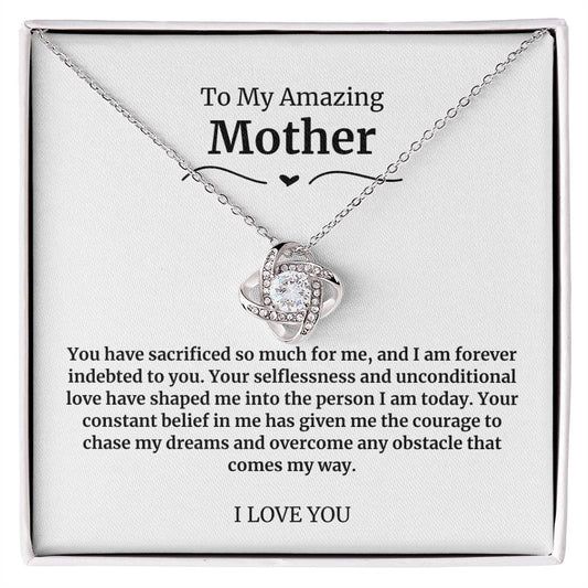 5 To My Amazing Mother Necklace