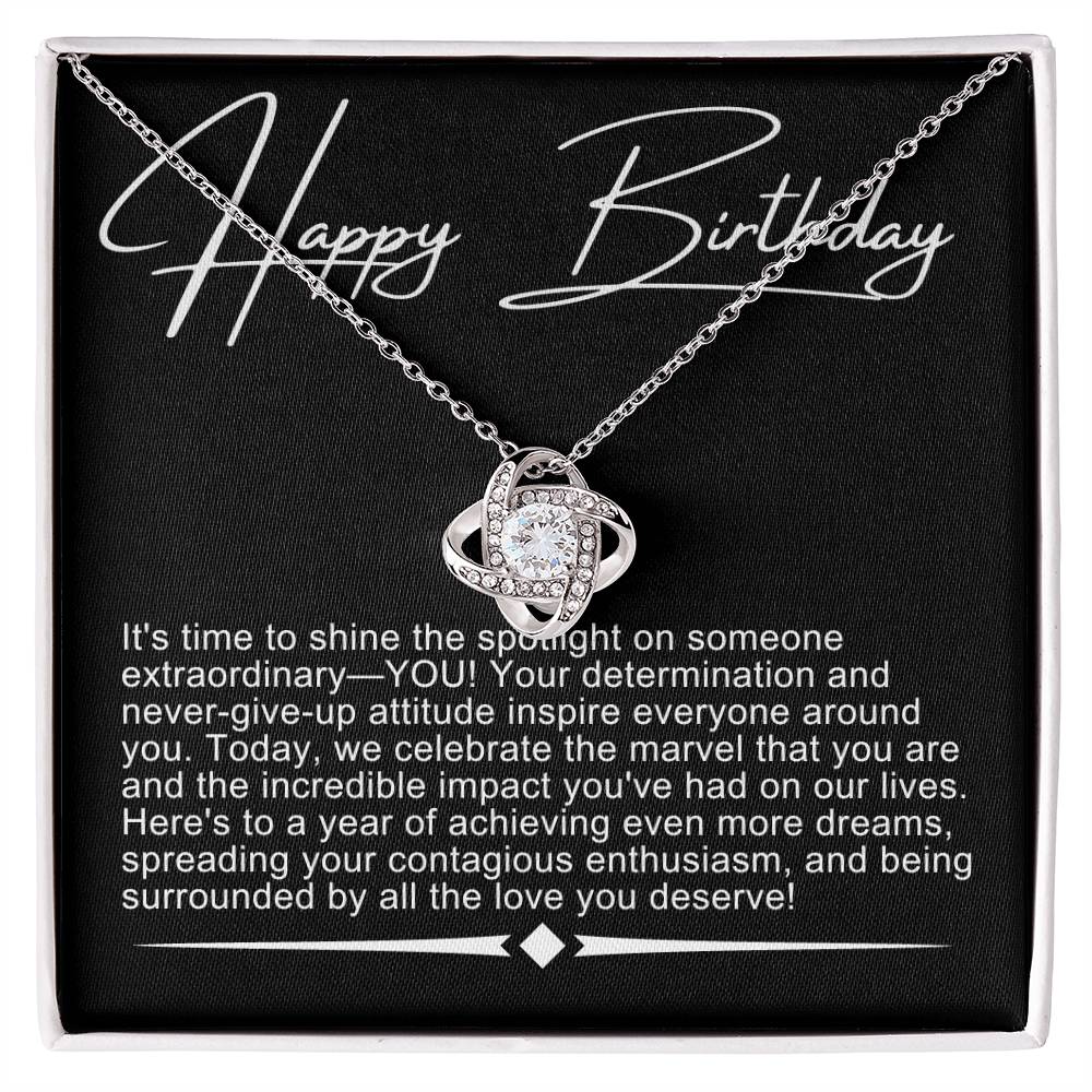 Happy Birthday Necklace