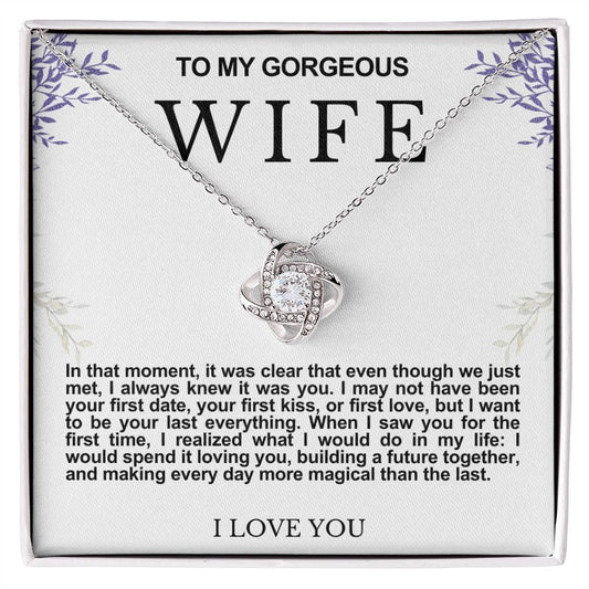 Wife Love Knot Necklace