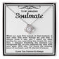 Soulmate Love Knot Necklace- With You I've Found The Missing Piece To My Heart