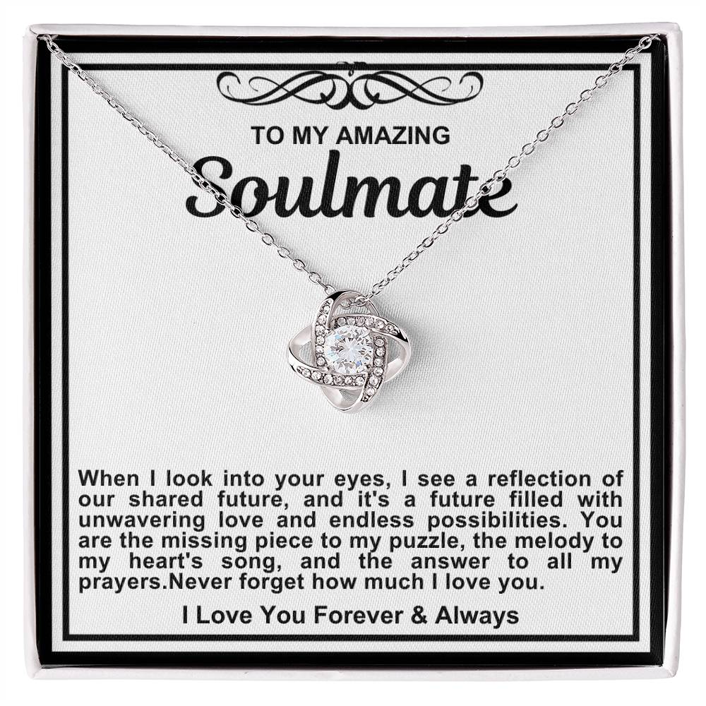 Soulmate Love Knot Necklace-A Future Filled With Unwavering Love