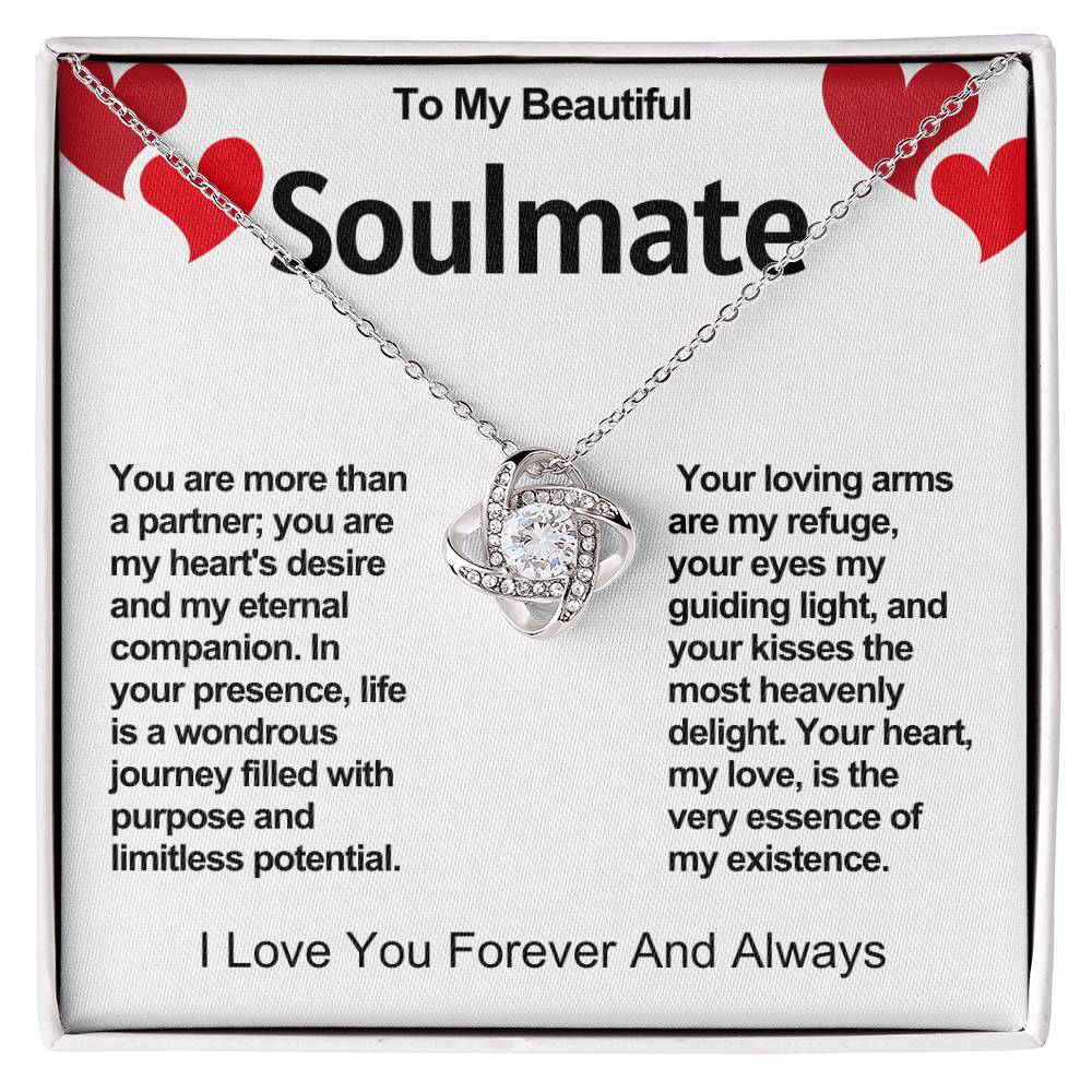 Soulmate Love Knot Valentine Necklace