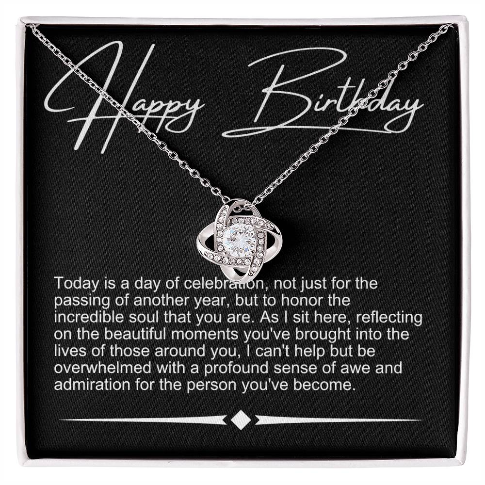 Happy Birthday Necklace