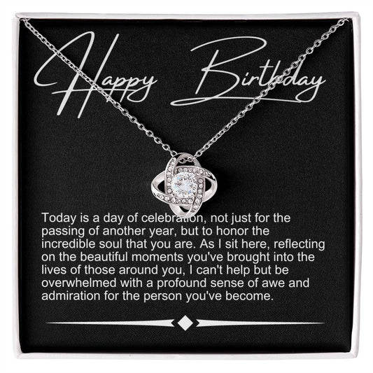 Happy Birthday Necklace