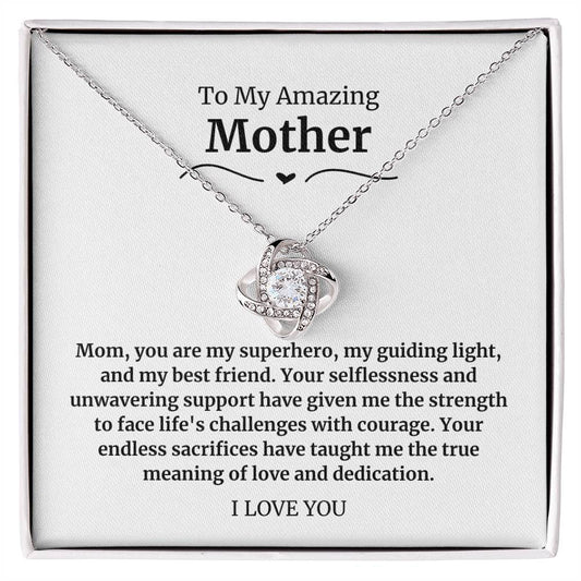 39 To My Amazing Mother Necklace