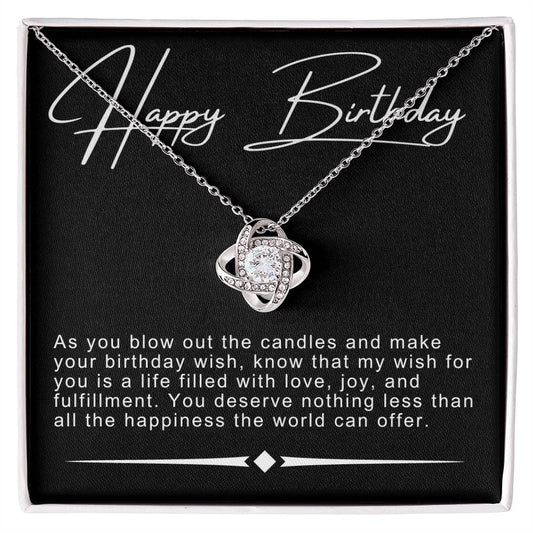 Happy Birthday Necklace