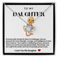 Daughter Baby Chic Love Knot Necklace