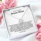 To My Amazing Bonus Mom Necklace