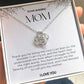 To My Amazing Mom Love Knot Necklace