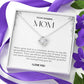 To My Amazing Mom Love Knot Necklace