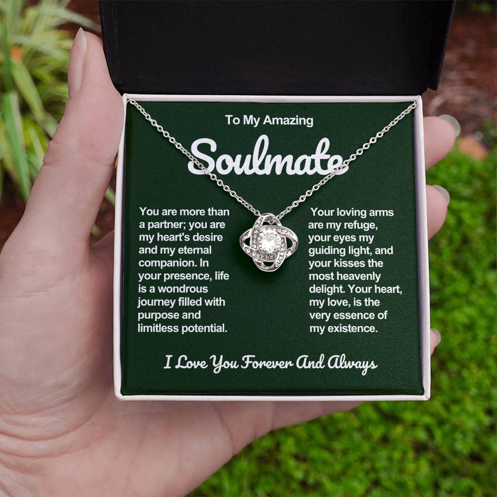 Soulmate Love Knot Necklace- My Heart's Desire