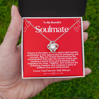 Soulmate New Year Love Knot Necklace