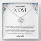To My Amazing Mom Love Knot Necklace