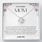 To My Amazing Mom Love Knot Necklace