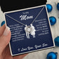 [ ALMOST SOLD OUT ]To My Mom Love Knot Necklace-Raising a Man