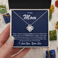 To My Mom Love Knot Necklace- Raising A Man