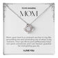 To My Amazing Mom Love Knot Necklace