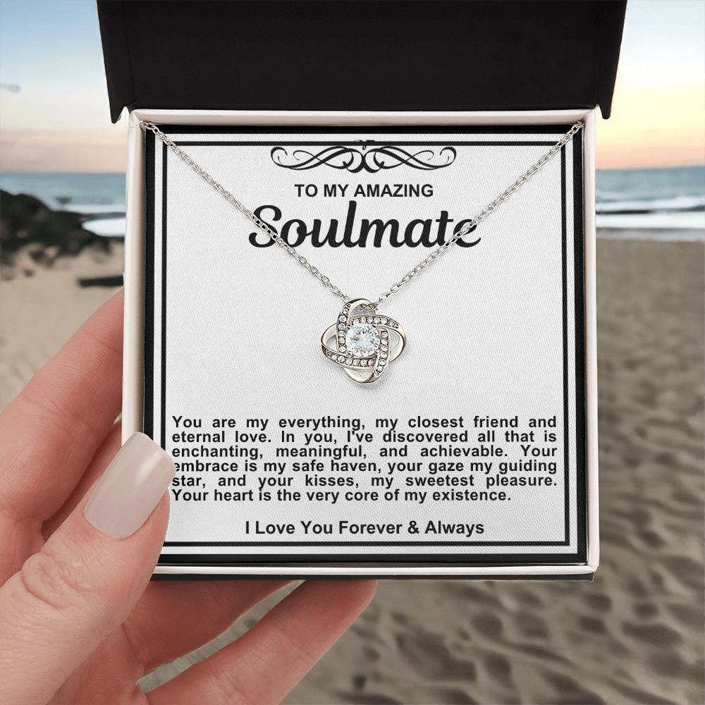 Soulmate Love Knot Necklace- You Are My Everything