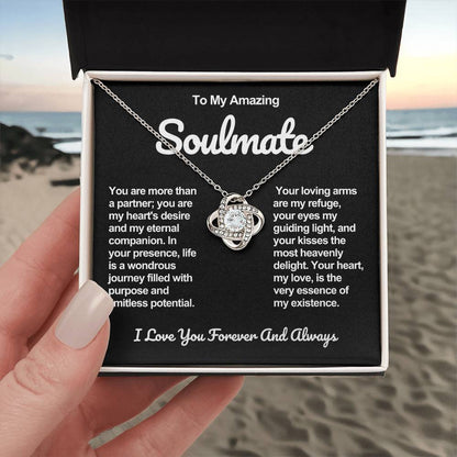 Soulmate Love Knot Necklace- My Heart's Desire