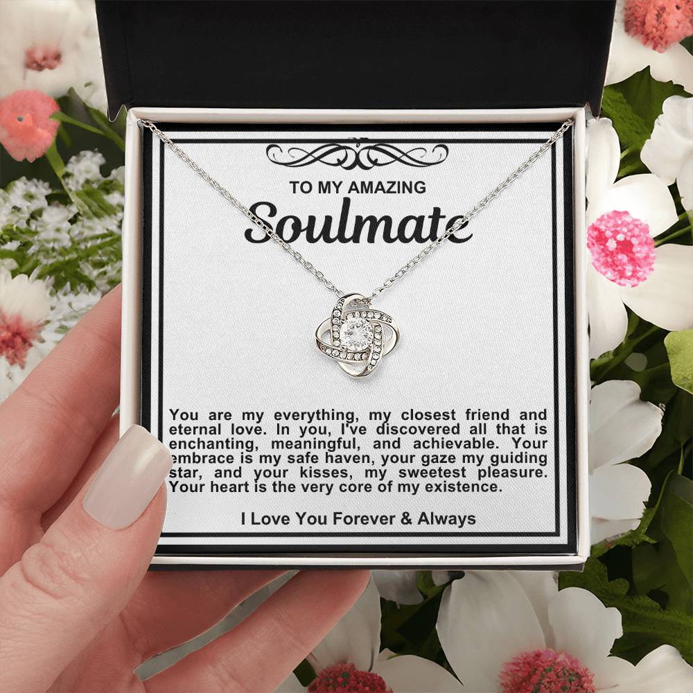 Soulmate Love Knot Necklace- You Are My Everything