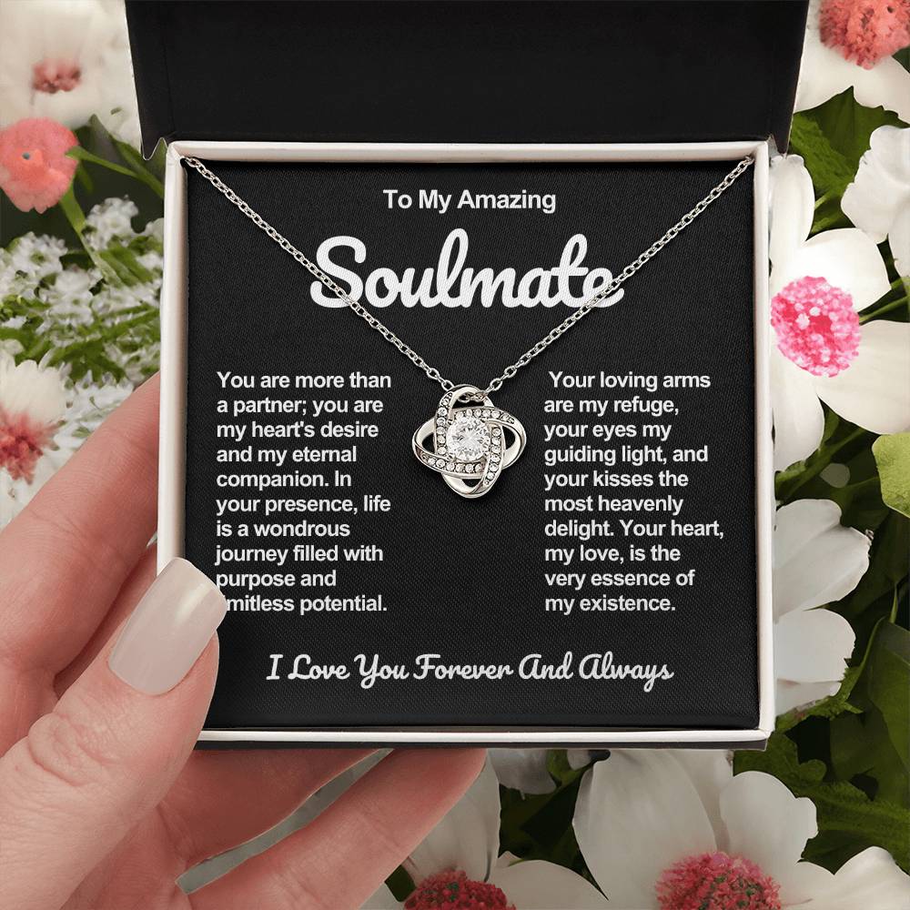 Soulmate Love Knot Necklace- My Heart's Desire