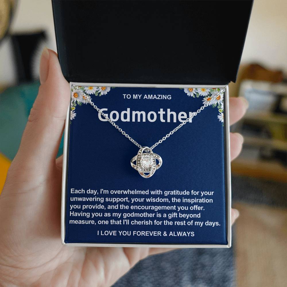 Godmother Love Knot Necklace