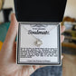 Soulmate Love Knot Necklace- Your Arms Are My Home