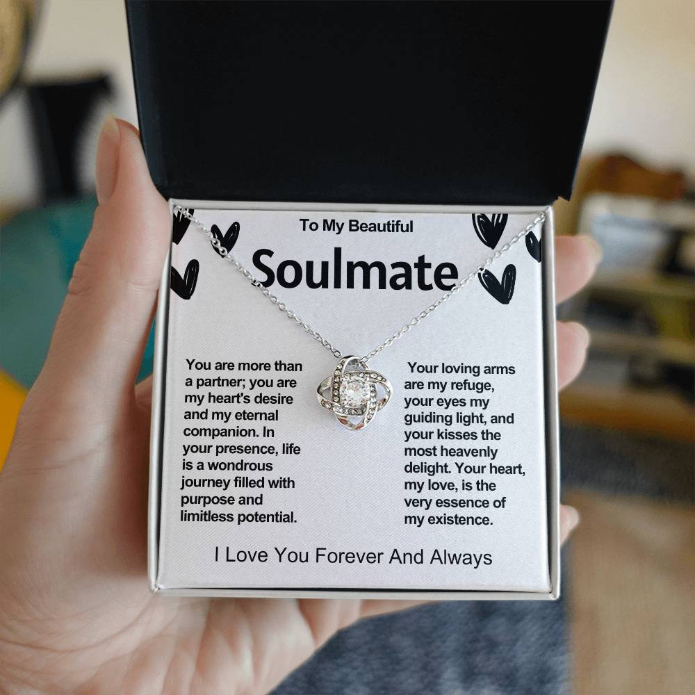 Soulmate Love Knot Valentine Necklace