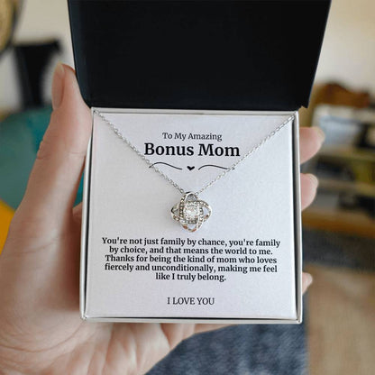 To My Amazing Bonus Mom Necklace