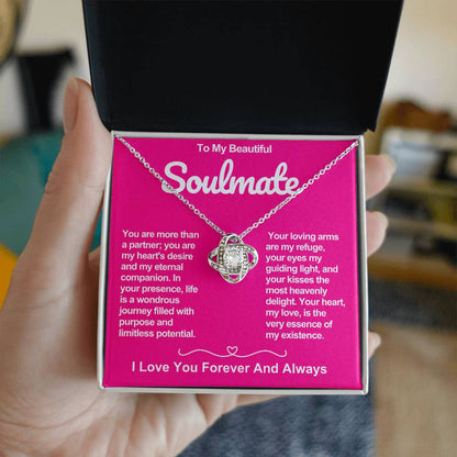 Soulmate Love Knot Valentine Necklace