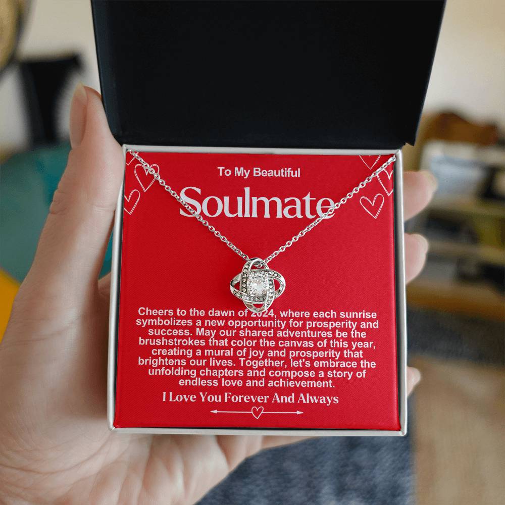 Soulmate New Year Love Knot Necklace