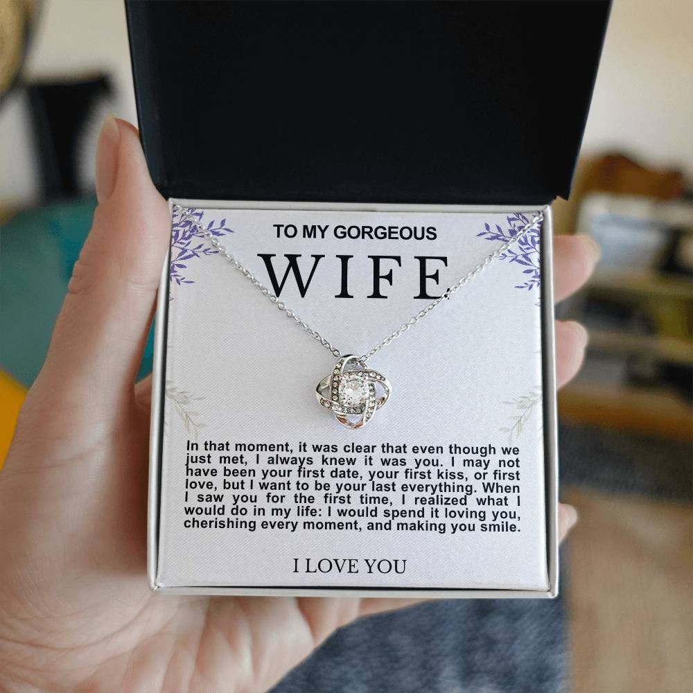 Wife Love Knot Necklace