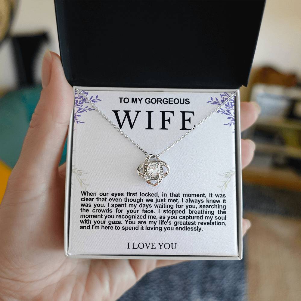 Wife Love Knot Necklace